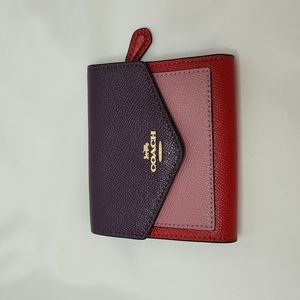 Coach wallet multi color